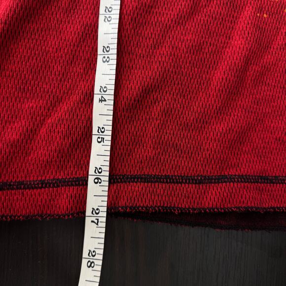 Affliction Thermal Shirt Women XL Reversible Skull Flame Rose Graphic Y2K Grunge - Picture 12 of 13